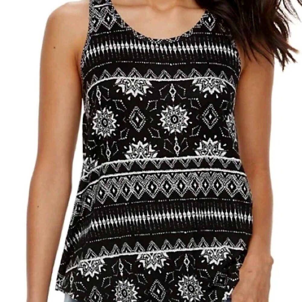 Patterned Tank Top